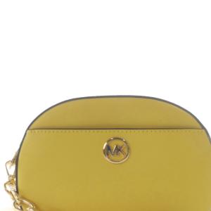 MICHAEL KORS ロゴ チェーン ショルダーバッグ レザー 黄色 イエロー /SR GY49