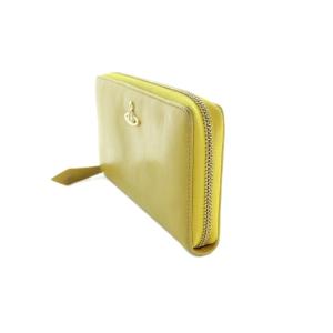 Vivienne Westwood オーブ 長財布 ラウンドファスナー イエロー