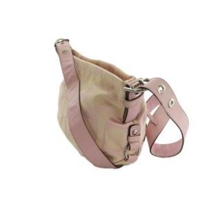 COACH ショルダーバッグ キャンバス シグネチャー柄 ピンク F15068 /MI GY49