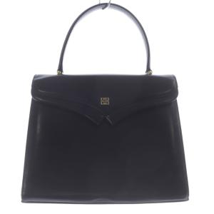 SACS 4G 冠婚葬祭 ハンドバッグ ロゴ 黒 ブラック /SR GY49