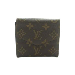 LOUIS VUITTON ポルトモネビエ 財布 三つ折り 小銭入れ モノグラム柄 ブラウン /MI GY49