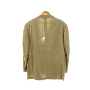 VERSACE CLASSIC V2 ヴィンテージジャケット テーラードジャケット 背抜き ウール 54 イエローベージュ