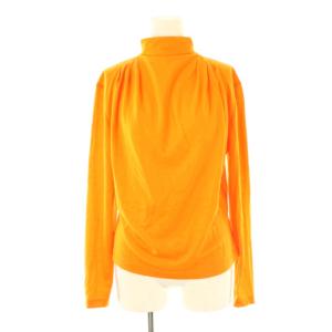 長袖 カットソー ハイネック M マリーゴールド /ES GY53