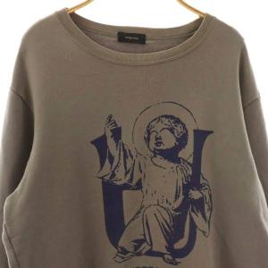 UNDERCOVER 17AW SWEAT ANGEL U スウェット カットソー 長袖 4 グレージュ ネイビー /DO GY53