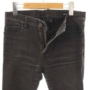 YVES SAINT LAURENT D02 M/SK-LW デニムパンツ ジーンズ スキニー M ブラック /ES GY53