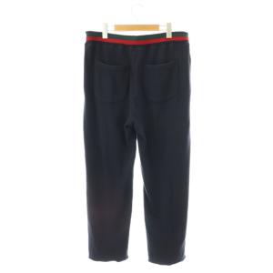 GUCCI シェリーライン スウェットパンツ 153881 Z1793 ドロスト XL ネイビー レッド グリーン