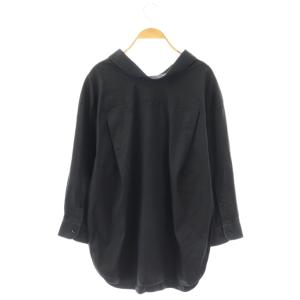 BALENCIAGA ワイド シャツ 491851 長袖 34 ブラック /ES GY53