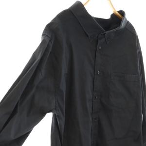 BALENCIAGA ワイド シャツ 491851 長袖 34 ブラック /ES GY53