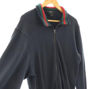 GUCCI シャリーライン トラックジャケット ブルゾン 153882 Z1793 XL ネイビー /ES GY53