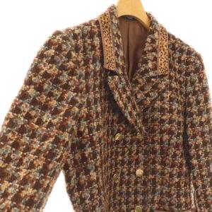 LEONARD ツイード金ボタンジャケット 9AR マルチカラー /DO GY53