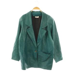 ヴィンテージ レザージャケット 40 グリーン