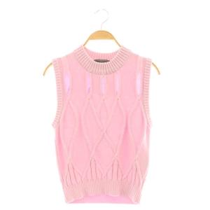 ニットベスト 38 ピンク /DO GY53
