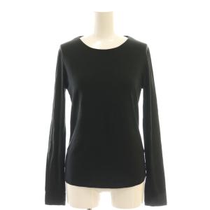 Tシャツ カットソー 長袖 S ブラック /DF GY53