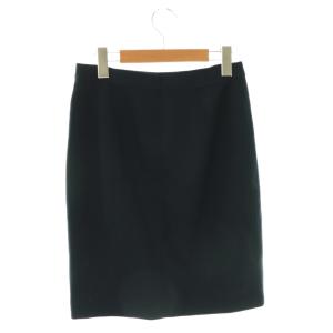 Christian Dior ラップスカート タイトスカート ひざ丈 L ネイビー /CX GY53