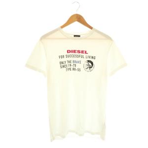 Tシャツ カットソー ロゴ コットン XL 白 /CX GY53