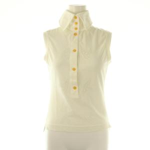 カットソー ノースリーブ L ホワイト