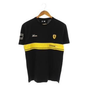 × 8SIX400 Tシャツ カットソー 半袖 M ブラック イエロー /DF GY53