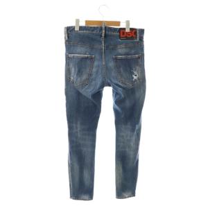 DSQUARED2 Skater jeans デニムパンツ ダメージ加工 リペア加工 ボタンフライ S71LB08