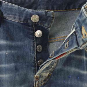 DSQUARED2 Skater jeans デニムパンツ ダメージ加工 リペア加工 ボタンフライ S71LB08