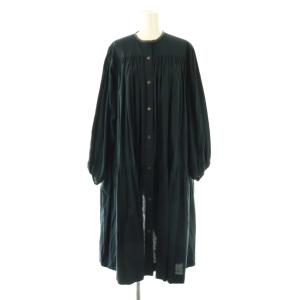 ヴィンテージロングワンピース ネイビー ブラウン