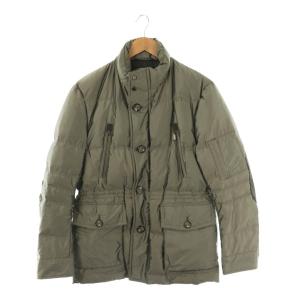 ダウンジャケット ジップアップ M グレー /DO GY53