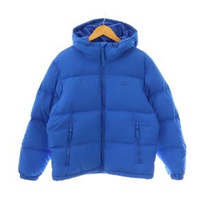 バックステッチショートダウンジャケット ロゴ ワッペン USS/M ブルー BH4484L /DO GY53