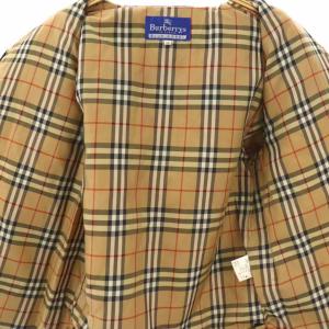 BURBERRY BLUE LABEL ジャケット 中綿 ノバチェック 総裏地 38 ブラック /DO GY53