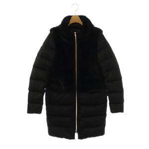 TEDDY DOWN JACKET ボア 40 ブラック