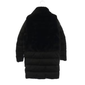 HERNO TEDDY DOWN JACKET ボア 40 ブラック