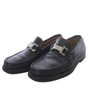 ローファー スリッポン ガンチーニ レザー 8 ブラック /YO11 GY53