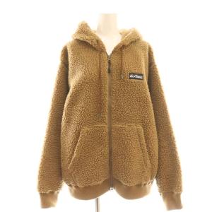 ボアパーカー アウター フルジップ S ブラウン /CX GY53