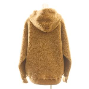 WILDTHINGS ボアパーカー アウター フルジップ S ブラウン /CX GY53