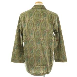 ETRO パジャマ ナイトウェア セットアップ M カーキ ペイズリー柄 /DF GY53