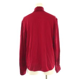 Max Mara ボウタイブラウス 長袖 リボン レッド 赤 /DF GY53