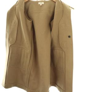 HYKE ダッフルコート ロングコート アウター フード付き ウール 2 ベージュ /CX GY53