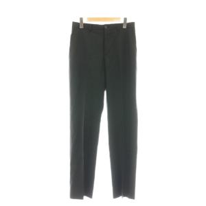 スラックス パンツ ピンストライプ 44 黒 ブラック /CX GY53