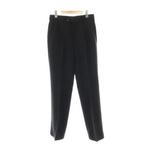 スラックスパンツ ジッパーフライ 44 ブラック /DO GY53