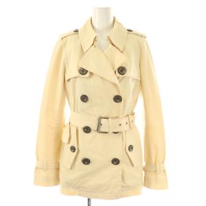 トレンチコート スプリングコート ダブル 38 アイボリー /DO GY53