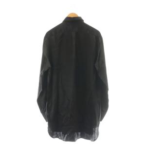 BOTTEGA VENETA サテン タキシードシャツ 48 ブラック 589202