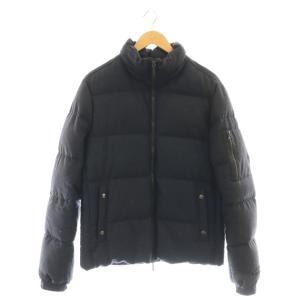 ダウンジャケット アウター ジップアップ ウール カシミヤ 3 ネイビー /CX GY53