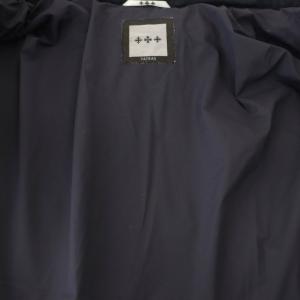 TATRAS ダウンジャケット アウター ジップアップ ウール カシミヤ 3 ネイビー /CX GY53