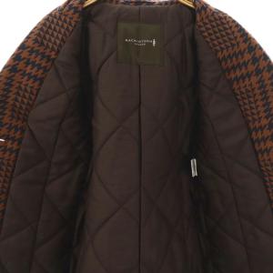 MACKINTOSH チェスターコート 裏地キルティング 38 ブラウン ブラック