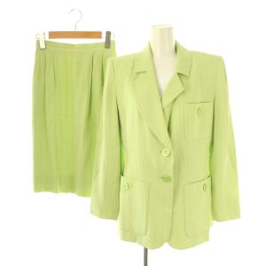 ヴィンテージ スーツ セットアップ ストライプ 34 ミントグリーン