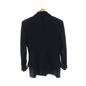 VERSACE ジャケット 金ボタン 総裏地 ウール ネイビー /CX GY53