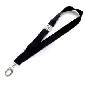 ネックストラップ ココマーク ラインストーン ブラック B17S