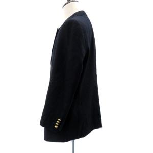 GIVENCHY テーラードジャケット シングル ミドル丈 総裏地 100-96-175 紺 ネイビー /HO9 GY53