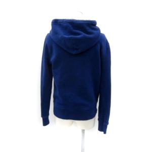 POLO RALPH LAUREN パーカー スウェット プルオーバー 無地 ロゴ刺繍 裏起毛 XS 紫 パープル /SY3 GY53