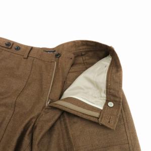 BURBERRY LONDON ベイカーパンツ テーパードパンツ アンクル丈 ウール 88 L 茶色 ブラウン /HO19 GY53