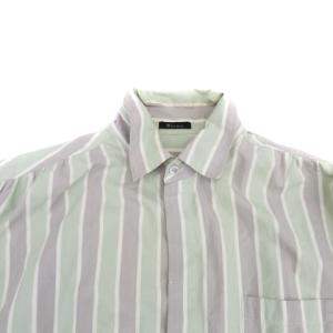 Y's for men ヨウジヤマモト カジュアルシャツ 長袖 ストライプ柄 マルチカラー 緑 グリーン /HO40 GY53