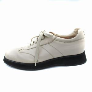 スニーカー レザーシューズ ローカット 7.5 25.8cm 白 ホワイト /SM7 GY53